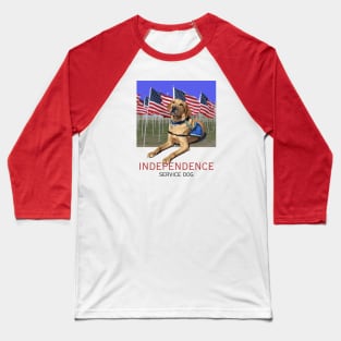 INDEPENDENCE Service Dog Baseball T-Shirt